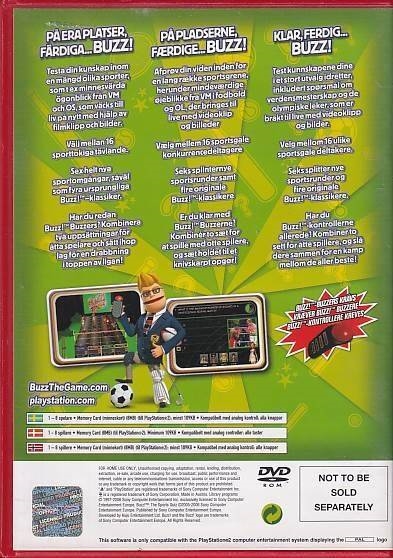 Buzz The Sports Quiz - PS2 (B Grade) (Genbrug)